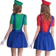 thumbnail image 4 of Disfraz de Super Mario, disfraz elegante, conjunto de sombrero, trajes de fiesta para niños y niñas, trajes de Cosplay, 4 of 4