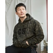 Caterpillar Mens Trademark Hooded Sweatshirt BLACK
