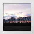 thumbnail image 3 of Alan Hausenflock 26x26 White Modern Wood Framed Wall Art Titled - Winter Sunset Square I, 3 of 5