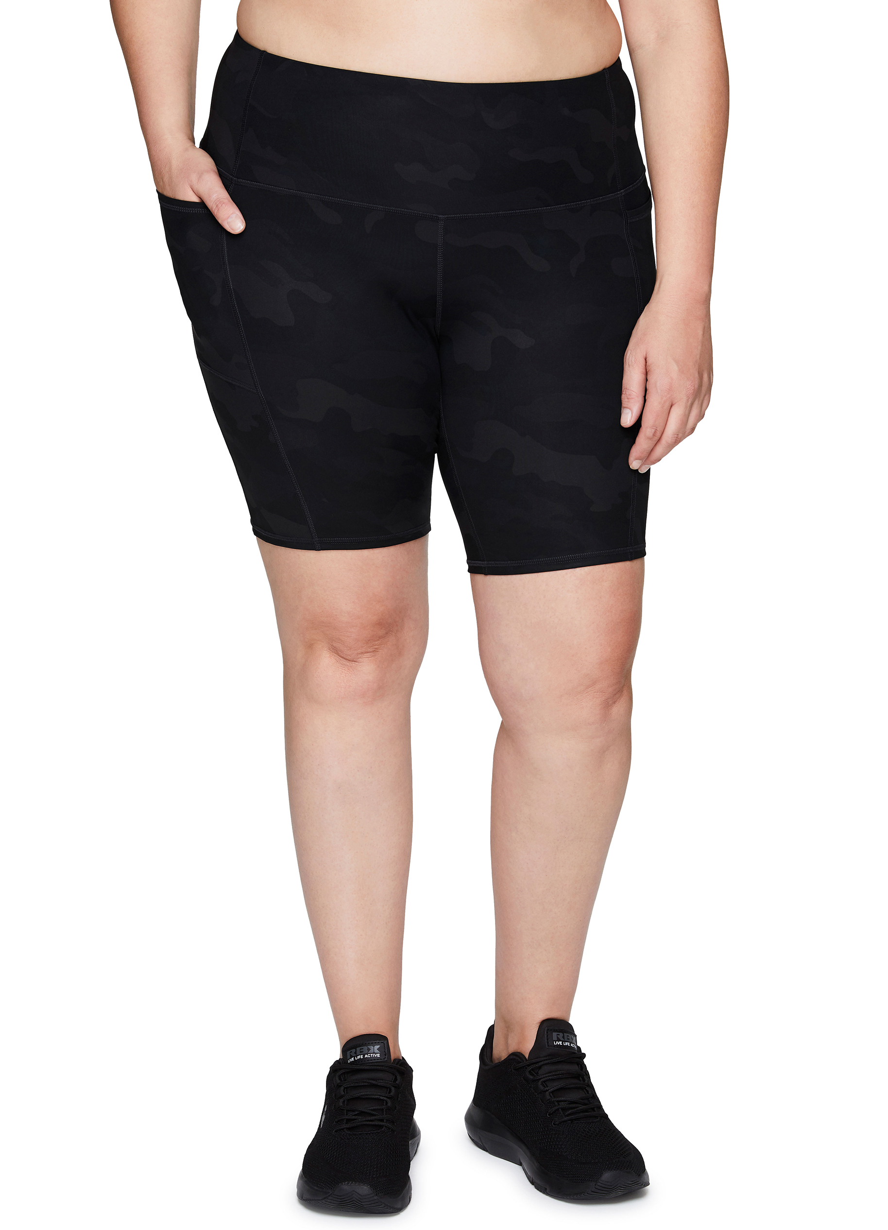 bike shorts plus size with pockets