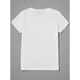 thumbnail image 2 of Girls' Short-Sleeved Pure Cotton T-Shirt With A Round Neck Is Casual And Comfortable. It Can Be Worn All Year Round. It'S A &Quot;Back-To-School Energetic And Playful &Quot; Suitable For Chil, 2 of 6