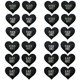 thumbnail image 1 of 12 pares de cubiertas para pezones con palabras, pastas de corazón noctilucentes de satén, almohadillas para sujetador autoadhesivas desechables, 1 of 6