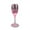Pink, variant on Holloyiver LED Wine Champagne Flute Glasses, Water Liquid Activated Flashing Light Up Cup Blinking Cocktail Whisky Drinkware Glow Mugs for Wedding Christmas Party Gifts