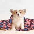 thumbnail image 4 of Pofeuu America Flags1 Print Puppy Blanket,Dog Blankets,Pet Blanket Cozy Cat Blankets for Indoor Cats, Fuzzy Pet Blanket for Kitten Doggy Dog Blankets-Medium, 4 of 8