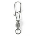 thumbnail image 3 of Tignapoo 25pcs Fishing Swivel Clips - Size 6# - Durable Copper & Stainless Steel Construction for Anglers, 3 of 7