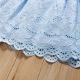 thumbnail image 4 of LYMAYTER Kids Girls Dresses Toddler Solid Colours Party Princess Dress for 2-7 Years Summer Sleeveless Lace Sundress Dress, 4 of 9