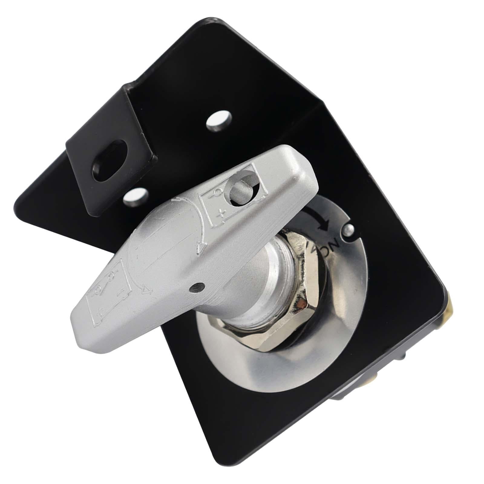 Wzmzjy Battery Disconnect Switch 12V Heavy Duty Durable with Lock Out Plate Replacement