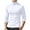 White, variant on Fall Shirts for Men casual fashion solid color high collar long sleeve slim fit T-shirt