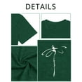thumbnail image 3 of XCHQRTI Women's Dragonfly Tee Shirts Plus Size Graphic Tshirts Flower Oversized Tops with Dragonflies Short Sleeve, 3 of 6