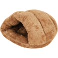 thumbnail image 1 of Nido para mascotas Perro Gato Cama para mascotas Triángulo Cama para gatos de invierno Cama para perros engrosada Saco de dormir suave y cálido Felpa Indeformable Cueva de peluche Sofá para perros, 1 of 6