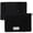 Black, variant on Bandit Zip Wallet (Plum) - Ultra Thin Small RFID Card Holder for Men and Women