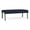 Open House Navy, variant on Waterfall Reception Waiting 2-Seat Bench / Charcoal Steel / Light Gray