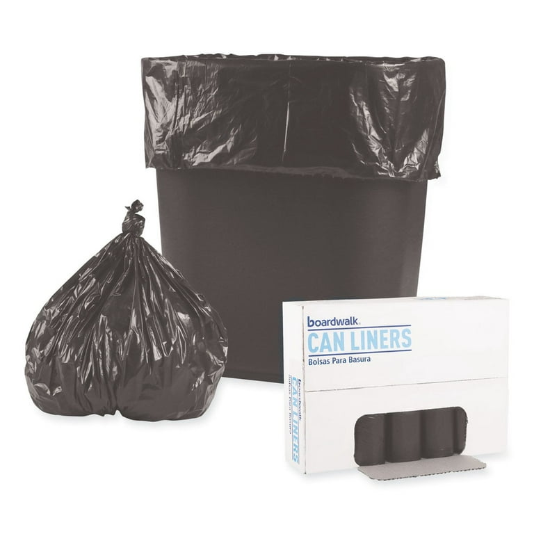 Plasticplace 4 Gal. White Trash Can Liners, 0.7 mil, 17 in. x 16