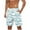 White, variant on Men's Hawaiian Board Shorts Swim Trunks Shorts with Elastic Waist Drawstring Quick Dry Summer Shorts for Resort Lounging Purple-1 XXL