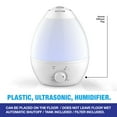Bell + Howell Cool Ultrasonic Humidifier with XL 1 Gallon Capacity, Built In Aroma Diffuser, 7