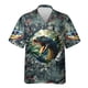 thumbnail image 2 of Camisa hawaiana con estampado de serpiente de terror para hombre, divertida camisa hawaiana con estampado 3D de serpiente, blusas casuales de verano de manga corta con solapa, 2 of 5