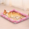 thumbnail image 2 of JoyMoreToys Cooling Mat for Pets, Durable Pet Beds for Indoor Pet, 15.8x19.7 Inch Square Bed with Sides for Crate with Non-Slip Bottom, for Small Medium Pets, 2 of 6