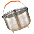 thumbnail image 3 of Rejilla para vaporera de cocina, cesta de acero inoxidable para vaporera, olla arrocera, rejilla para vaporera, soporte para cocinar al vapor alimentos, 3 of 7