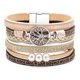 thumbnail image 1 of Pulsera de cuero de PU, pulsera de hebilla de imán de árbol de la vida de perlas MFZFUKR CPB-US-PSF1477-5, 1 of 5