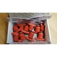 thumbnail image 3 of Propane (LP) Tank/Cylinder Valve Safety Plugs, POL with inside, left hand threads ; 10 Pack Red, **Made In USA**, 3 of 7