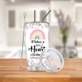 thumbnail image 4 of Teacher Tumbler Teacher Gifts for Women 20 Oz Double Wall Stainless Steel Travel Tumbler, Coffee Cup Outdoor Teacher Appreciation Gifts Teacher Coffee Mug Gifts for Teachers from Students on Birthday, 4 of 6