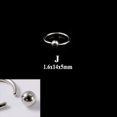thumbnail image 1 of Anillo de nariz con clip de bola de acero inoxidable 316L BCR, anillo de nariz con clip de bola de acero de titanio, anillo multiusos universal, pendientes, anillo para el hueso de la oreja, 1 of 6