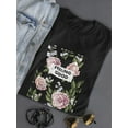 thumbnail image 3 of Feeling Good Pink Roses Art T-Shirt Women -Image by Shutterstock, Female x-Large, 3 of 4