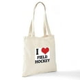 thumbnail image 6 of CafePress - I Love Field Hockey Tote Bag - Unisex Canvas Tote Bag, Beige, 1-Piece, 6 of 6