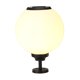 thumbnail image 5 of Lámpara de industrial moderna, linterna de pilar de bola de globo esférico, luz de pilar de globo, accesorio de luces de globo de montaje 30 centimetros, 5 of 9