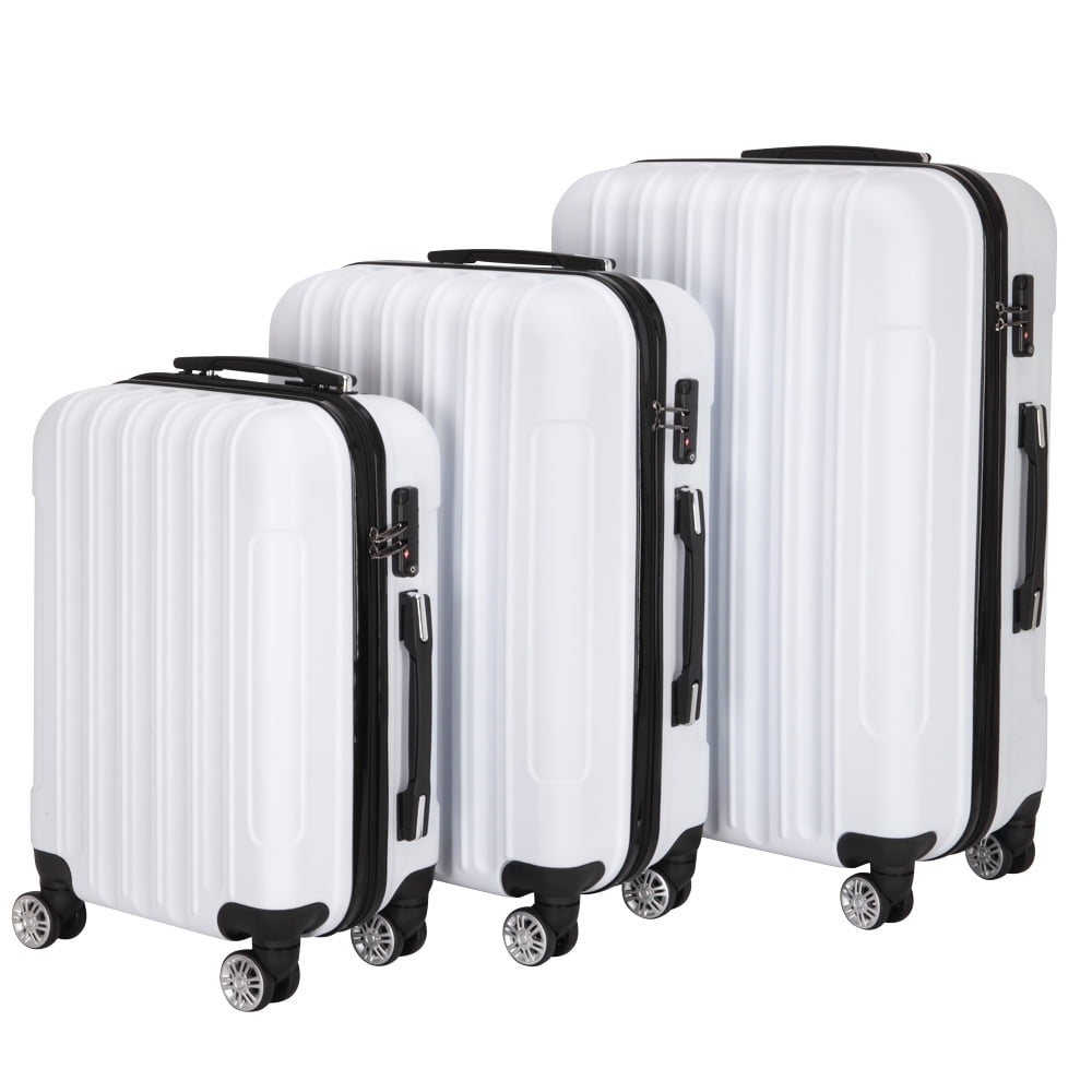 white suitcase