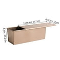thumbnail image 2 of RENACLIPY Loaf Pan with Lid Rose Gold Nonstick Bread Mold for Sandwich and Toast Baking, 2 of 8