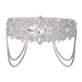 thumbnail image 1 of Diadema con diamantes de imitación Sunnimix tocado con borlas Accesorios para disfraces, 1 of 8