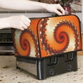 thumbnail image 7 of Haiem Orange Rotating Print Toaster Covers 4 Slice Wide Slot,Bread Dust Cover & Fingerprint Protection,Bread Machine Cover,Appliance Covers, 7 of 7
