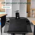 thumbnail image 3 of Orff Instruments de Percussion Cloche de Vache Musicale pour Concerts Réunions de Famille, 1 x Cloche de Vache, Noir, 3 of 6