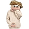 thumbnail image 3 of Big Mouth Monster Pullover Hoodies Unisex Flannel Hooded Sweatshirt - Plush Soft Cosplay Party Novelty Funny Hilarious Halloween Costume Oversized Pajamas Blanket Fleece Outfits Gifts, 3 of 4