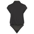 thumbnail image 4 of LASCANA Women's Surplice Blouse Shirt Bodysuit, 4 of 5