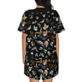 thumbnail image 3 of Bixox Women's Butterfly1 Printed Pajama Set 2 Piece Lounge Set Top and Shorts Soft Pajamas, Shorts with Pockets, 3 of 7