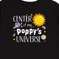 thumbnail image 4 of Inktastic Center of My Poppy's Universe Boys or Girls Long Sleeve Toddler T-Shirt, 4 of 5