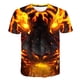 thumbnail image 1 of Niños tigre Animal camiseta verano niños juego tigre camisetas niños niñas adolescentes dibujos animados Animal camiseta niños Animal tigre Tee12M Gao Jinjia LED, 1 of 2