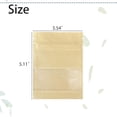 thumbnail image 3 of 100pcs 100 Pack Clear Window Brown Kraft Paper for Zip Seed Packets Lock Food Storage Bags Zipper Lock Envelopes Resealable Heat Seal Pouch Coffee Packet 3.5x5.1inch, 3 of 5