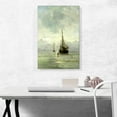 thumbnail image 2 of ARTCANVAS Calm Sea 1860 Canvas Art Print by Hendrik Willem Mesdag - Size: 26" x 18" (1.50" Deep), 2 of 9