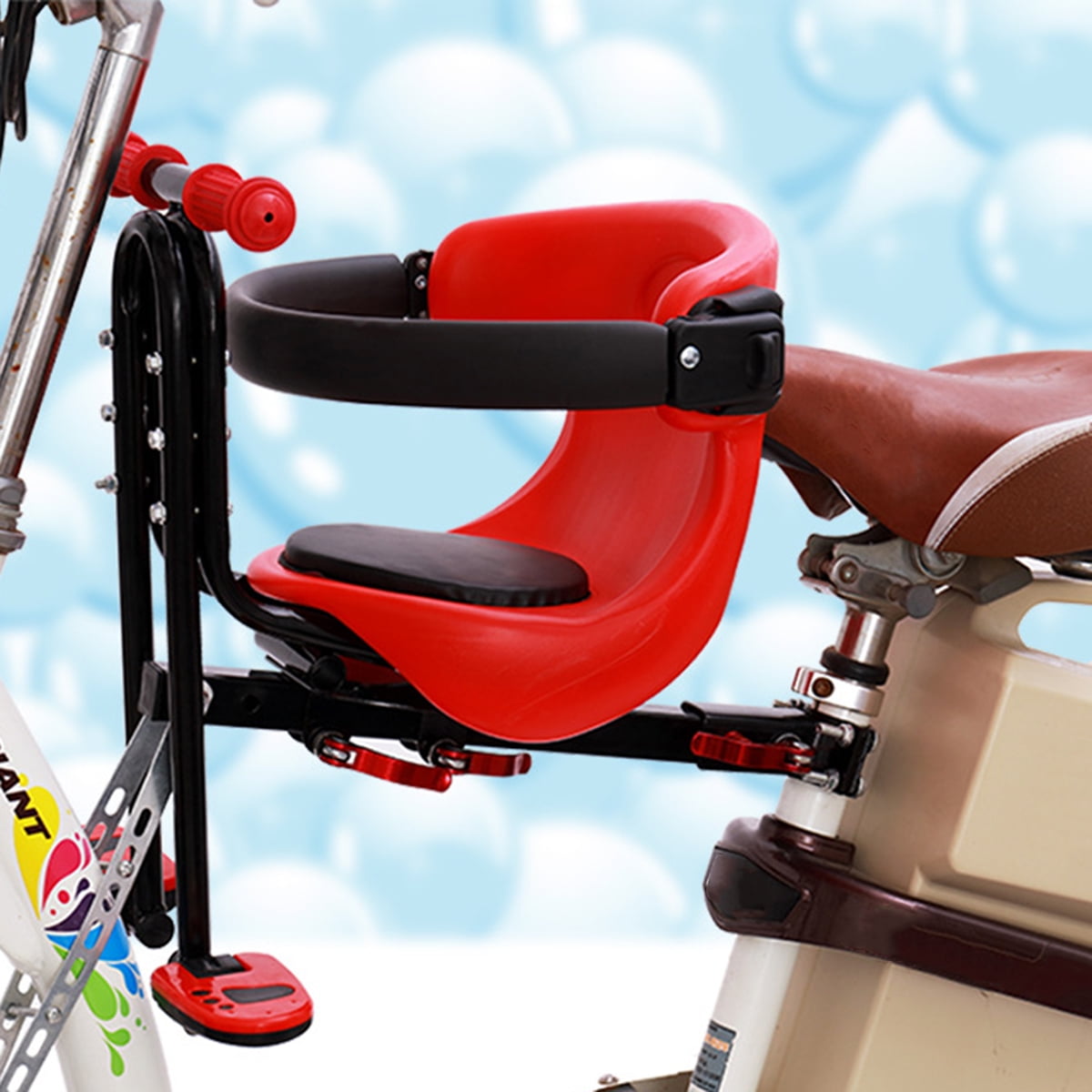 Adjustable Safety Stable Baby Child Kids Bicycle Seat Bike Front Seat Chair Carrier Sport Seats