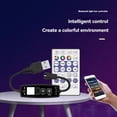 thumbnail image 2 of 2X Controlador LED WS2811 WS2812B con Bluetooth, Control Remoto de Música de 28 Teclas para Tiras de Luz RGB Direccionables Individuales, USB de 5 V, 2 of 5