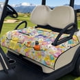 thumbnail image 3 of Whosucclay Rabbit Easter Egg Pattern Club Car Seat Covers Golf Cart Seat Cover, 4 Pockets Golf Cart Seat Blanket for Icon 2 Passenger Golf Carts Club Cars, 3 of 9