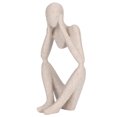 thumbnail image 1 of Thinker Sculpture, Creative  Resin Thinker Sculpture, Lightweight For Friends Colleagues, 1 of 8