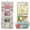 Grey, variant on Simple Houseware Double-Sided Hanging Gift Wrap Organizer Storage Pockets, White (Set of 1)