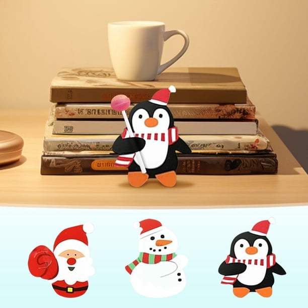 HWRETIE 50 Piezas De Tarjetas De Bricolaje Con forma De Pingüino Y Muñeco De Nieve De Navidad-Tarjetas Creativas Para Decorar Regalos Para Divertirse En Las Fiestas