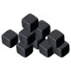 thumbnail image 4 of Juego de 9 piedras para enfriar whisky en bolsa de almacenamiento, hechas de basalto negro, ideales para mantener tus bebidas frías sin diluirlas., 4 of 7