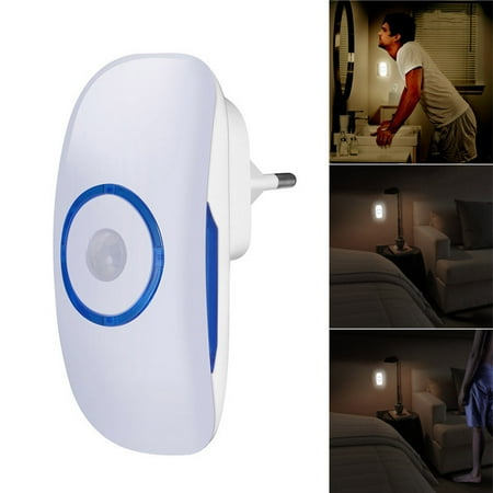 

Wireless LED Night Light Body Infrared Motion Sensor Light Room Bedside Night Lamp pinshui
