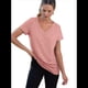 thumbnail image 1 of Camiseta Informal con Cuello en V para Mujer, Color Rosa, Talla M, 1 of 9